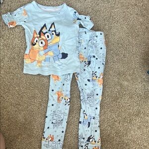 Kids Pajamas Set - Light Blue